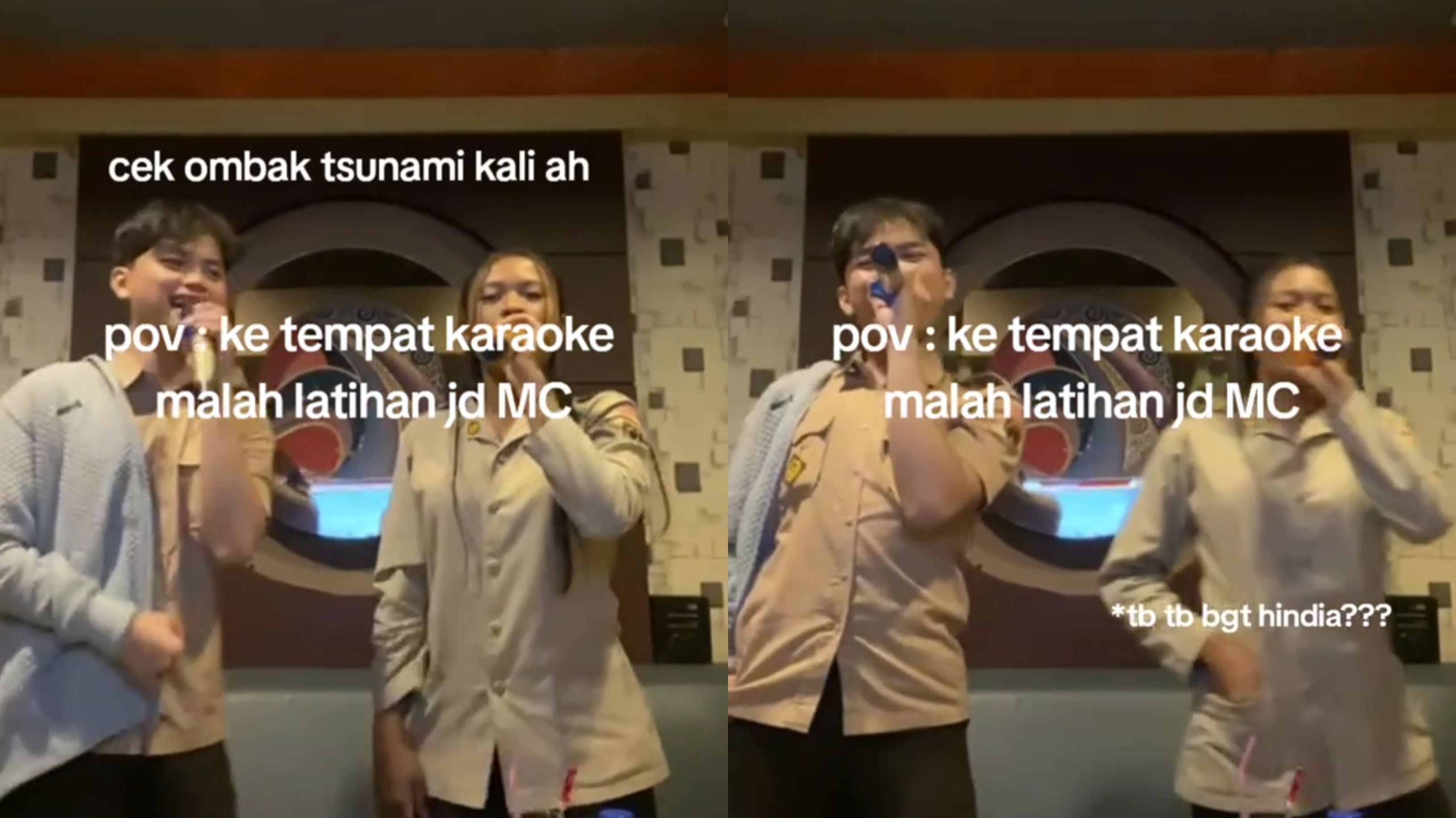 Totalitas Banget! Aksi Siswa Siswi Latihan MC di Karaoke Bikin Netizen Terhibur