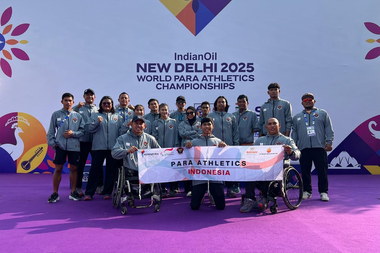 Tim Para Atletik Indonesia Bawa Pulang 4 Medali dari India, Pecahkan Rekor Asia!