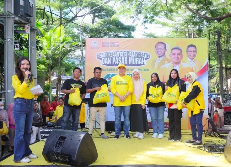 Golkar Makassar Buktikan Kepedulian Nyata di Usia ke-61