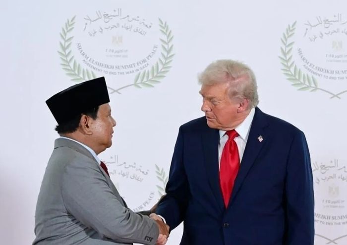 Donald Trump Puji Presiden Prabowo dalam KTT Perdamaian Gaza di Mesir