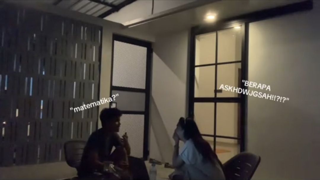 Ngakak! Lagi Deep Talk, Pasangan Ini Gak Sengaja Rekam Ibu Ajarin Anak Belajar Matematika