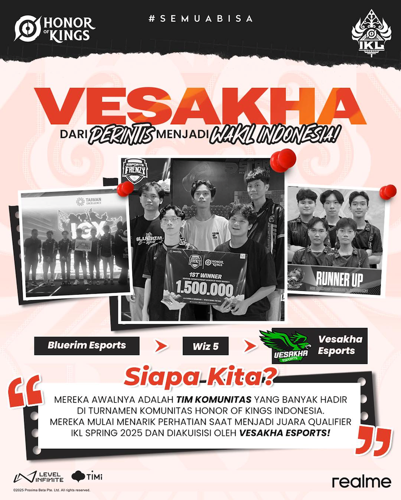 Vesakha: Dari Tim Komunitas ke Panggung Profesional HoK
