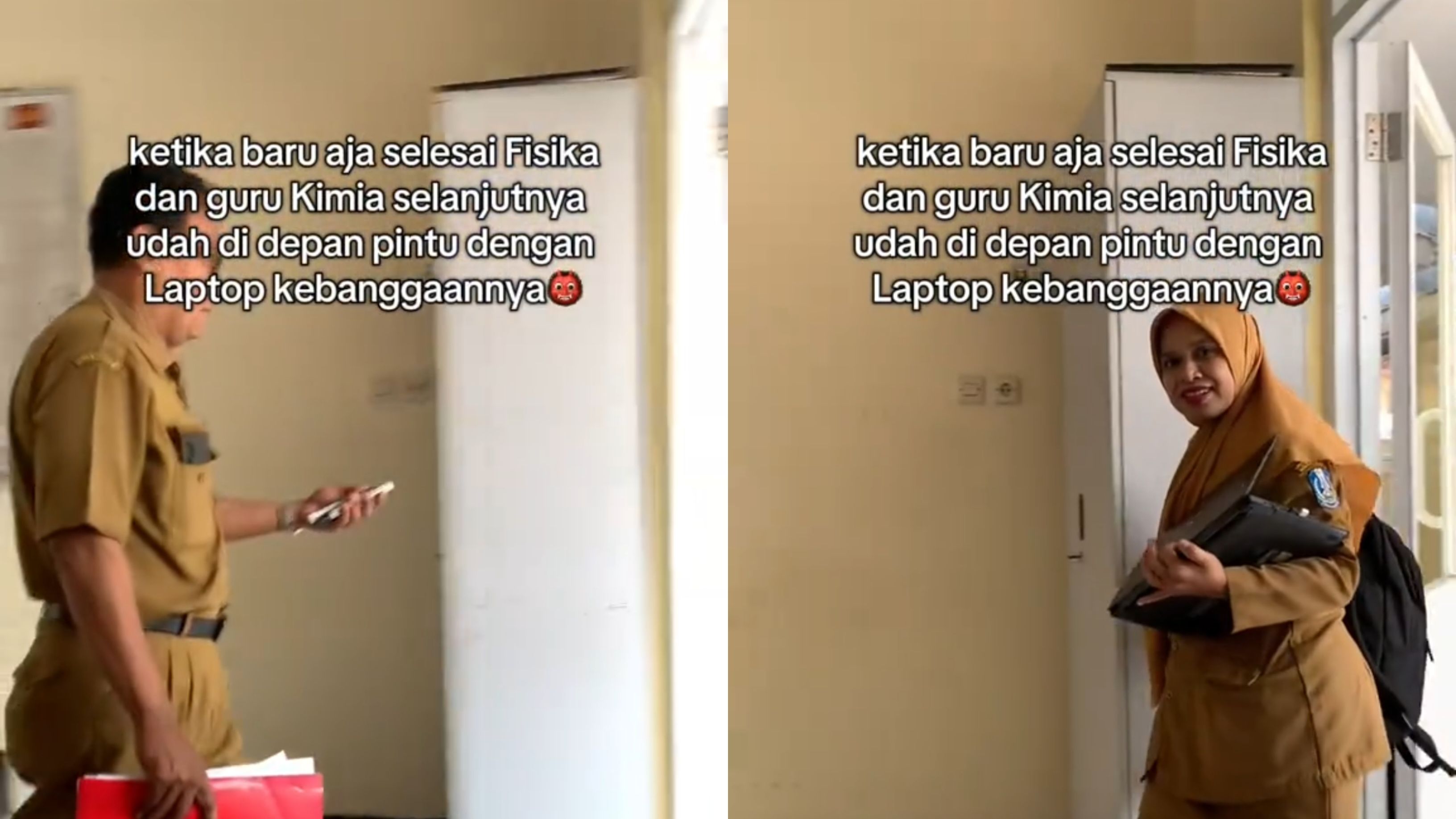 Baru Selesai Fisika, Guru Kimia Udah Datang! Netizen: Kasih Napas Dulu, Bu!