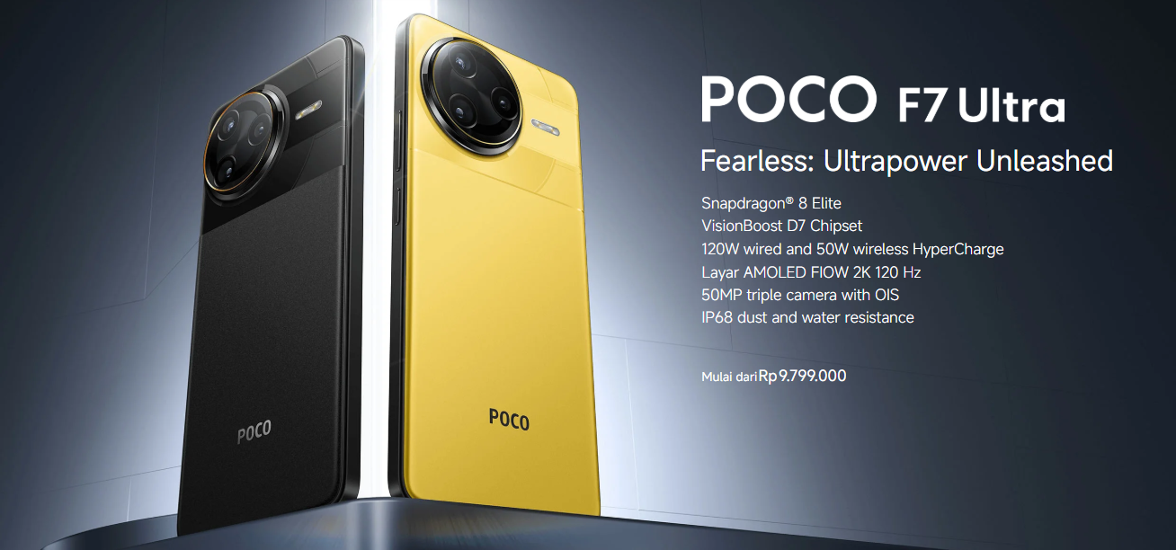 Harga Terbaru POCO F7 Ultra di Indonesia 2025, Yuk Simak Selengkapnya!