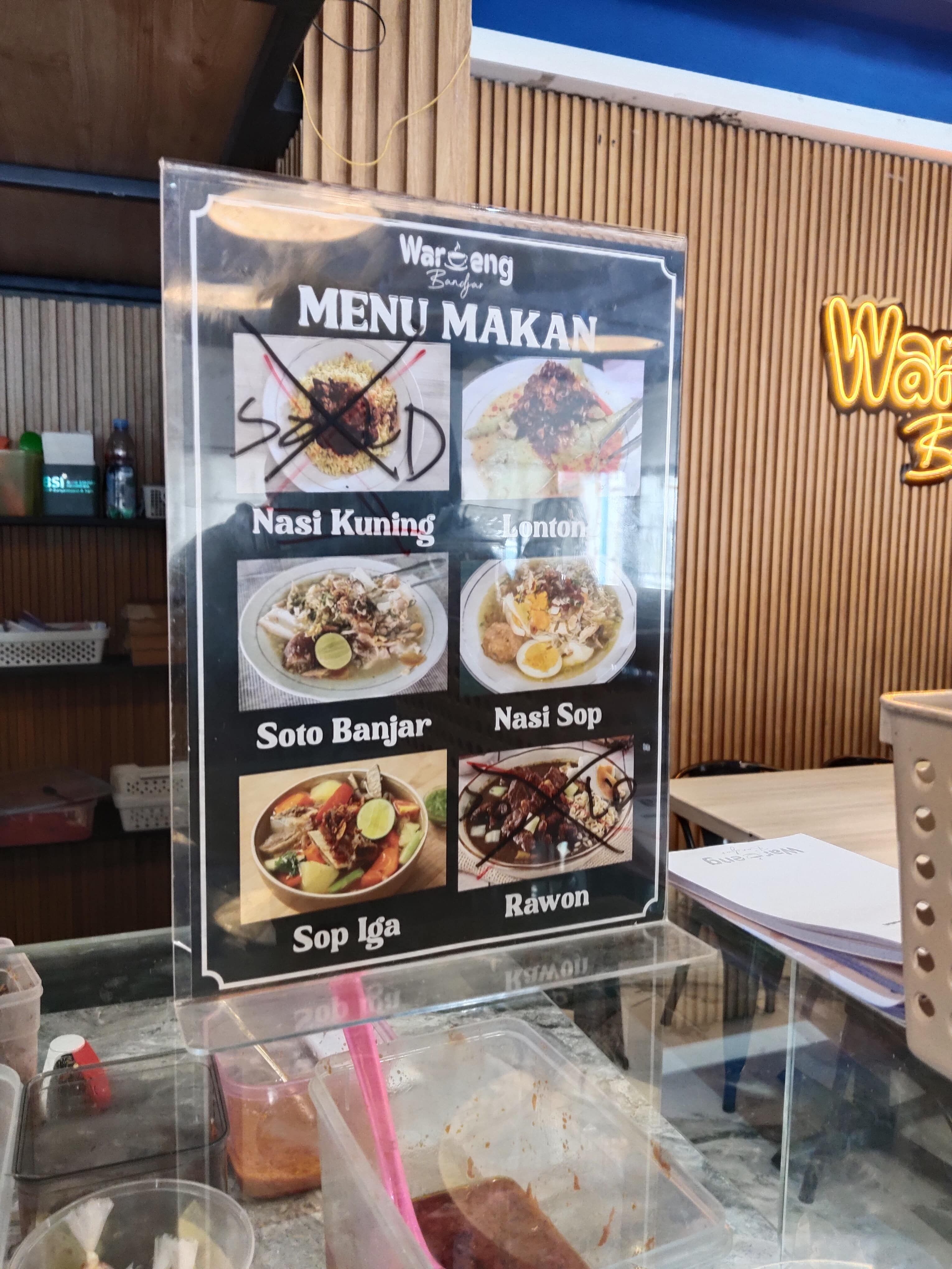 Waroeng Bandjar : Rekomendasi Tempat Menikmati Kuliner Khas Kalsel yang Lengkap dan Kekinian