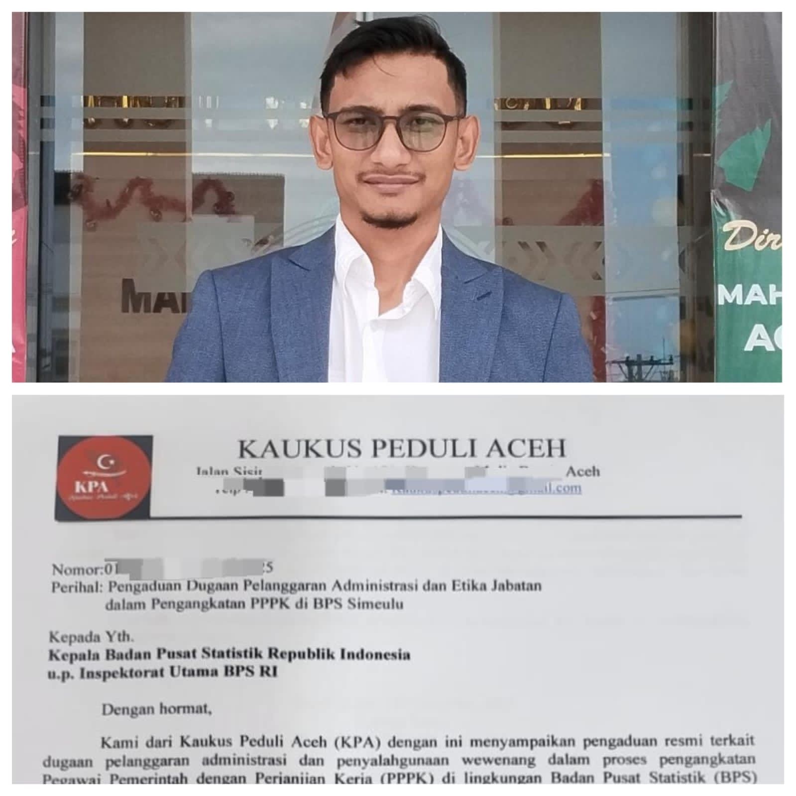 KPA Warning BPS RI: Jangan Tutup Mata atas Dugaan Nepotisme dan Pemalsuan Dokumen di BPS Simeulu