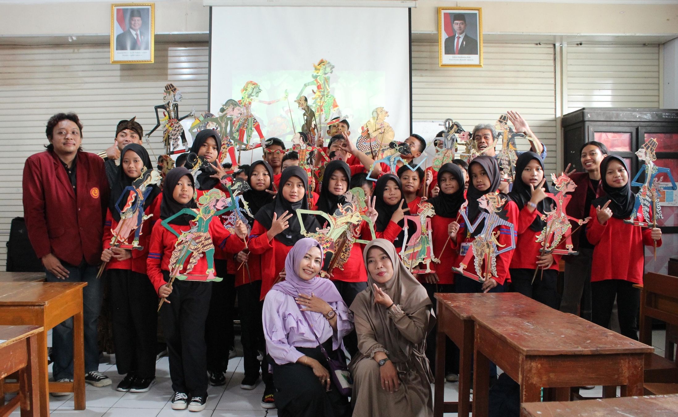 Edukasi Seru: Animasi, Dolanan, dan Wayang Kulit Warnai Kelas Inspirasi di SD Muhammadiyah