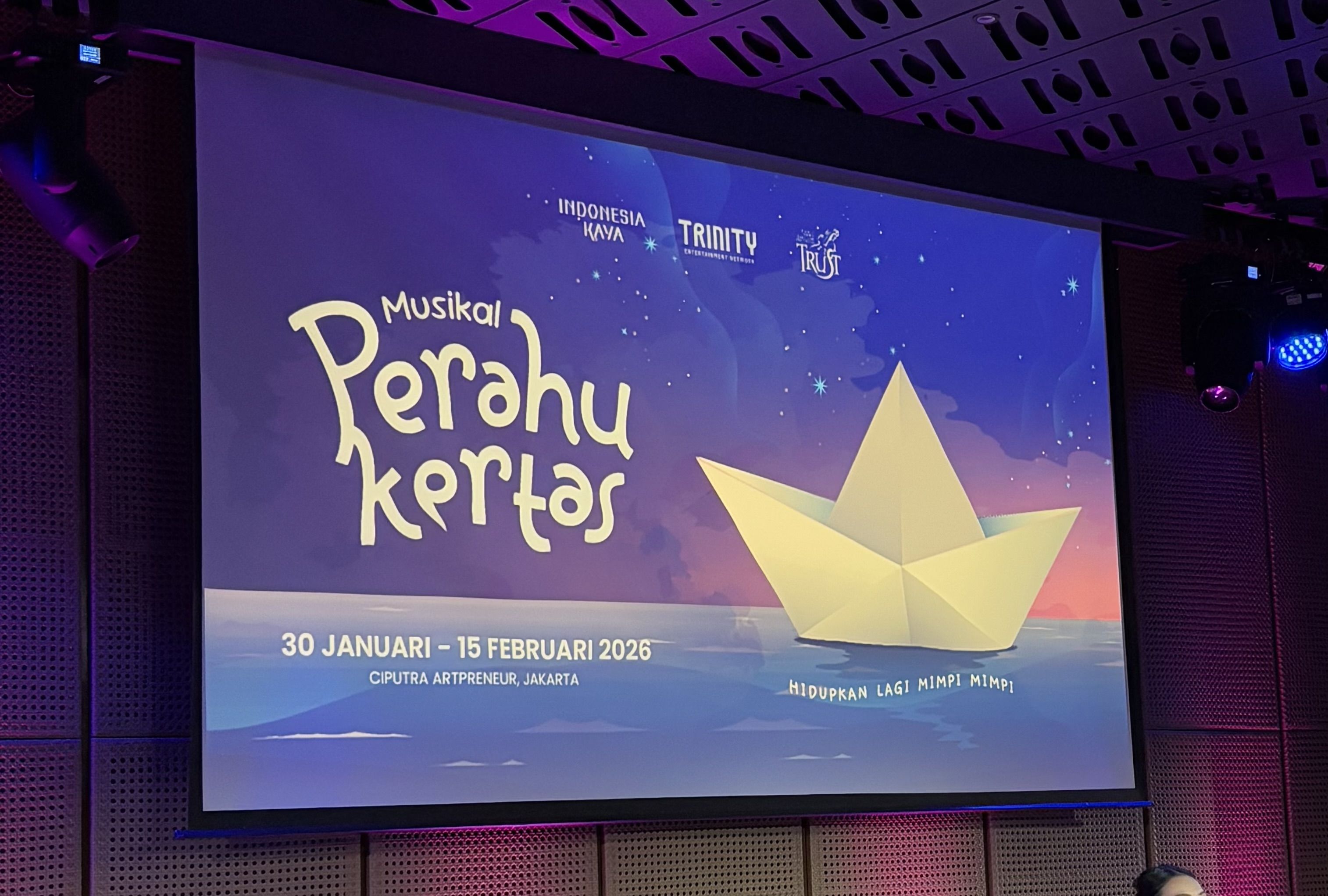 Perahu Kertas Karya Dee Lestari Melaju ke Panggung Musikal Hidupkan Lagi Mimpi-mimpi
