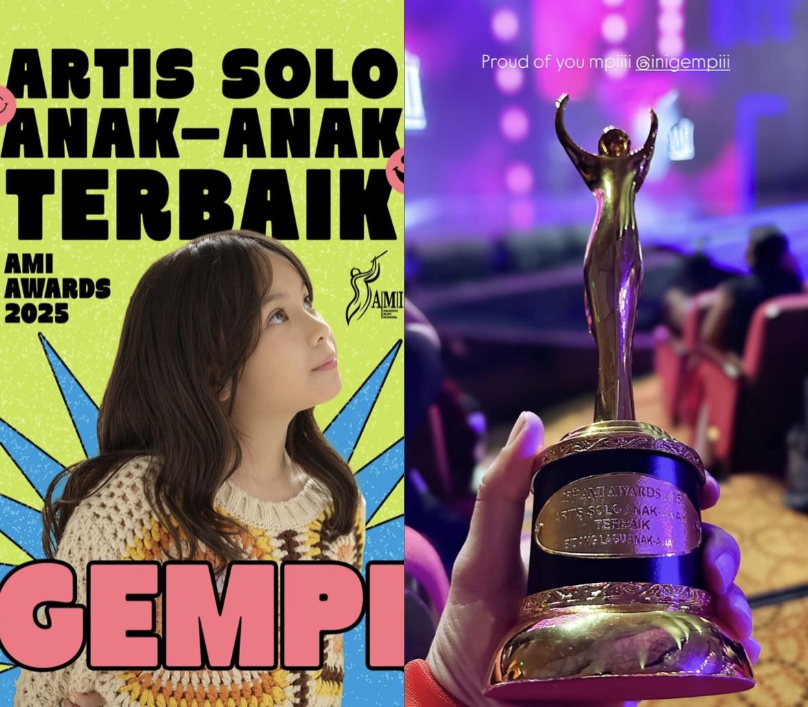 Gempi Sabet Penghargaan AMI 2025, Gading Marten Ungkap Rasa Haru dan Dukungannya
