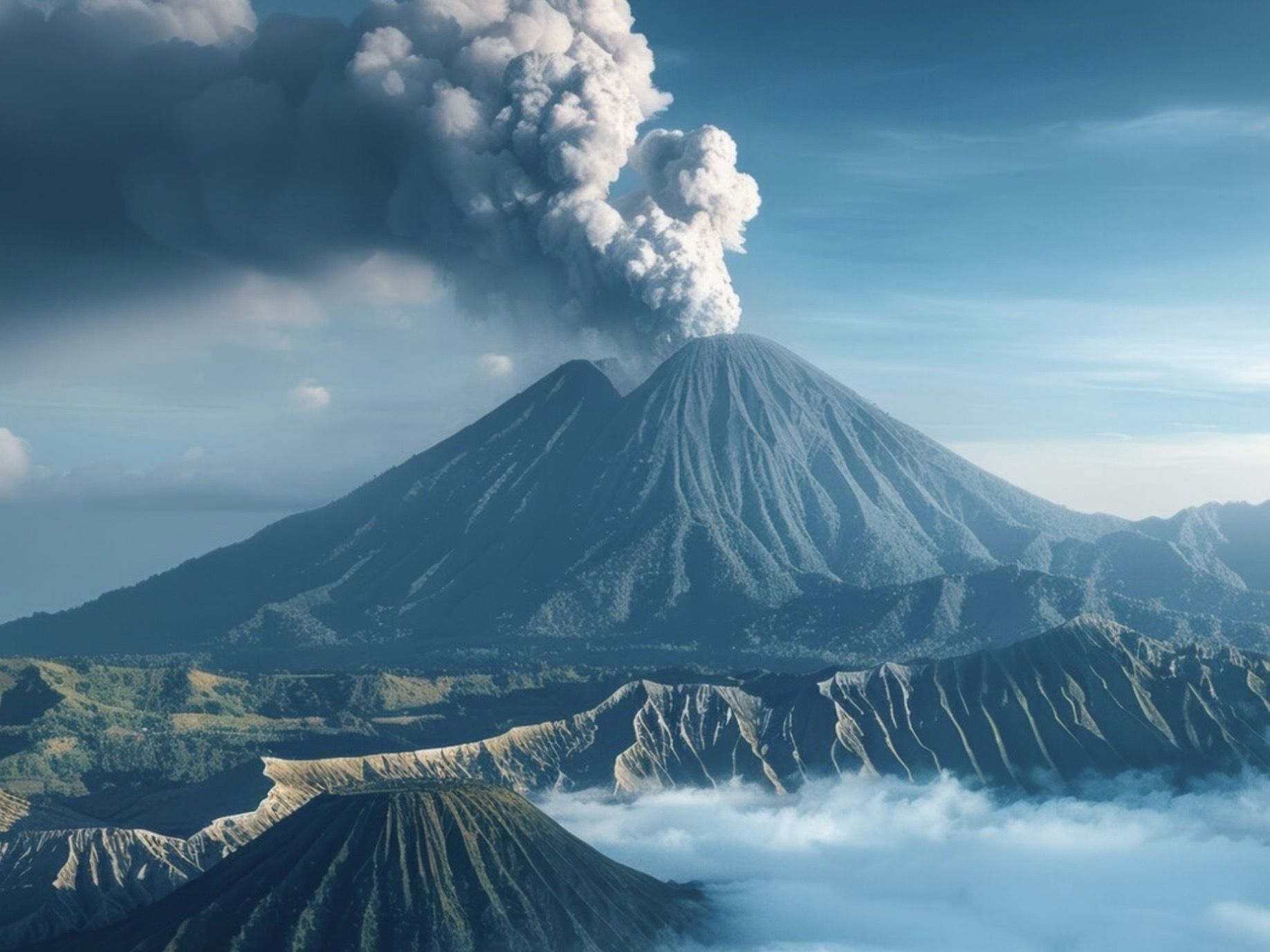 17 Caption Singkat tentang Erupsi Gunung yang Menggetarkan Hati
