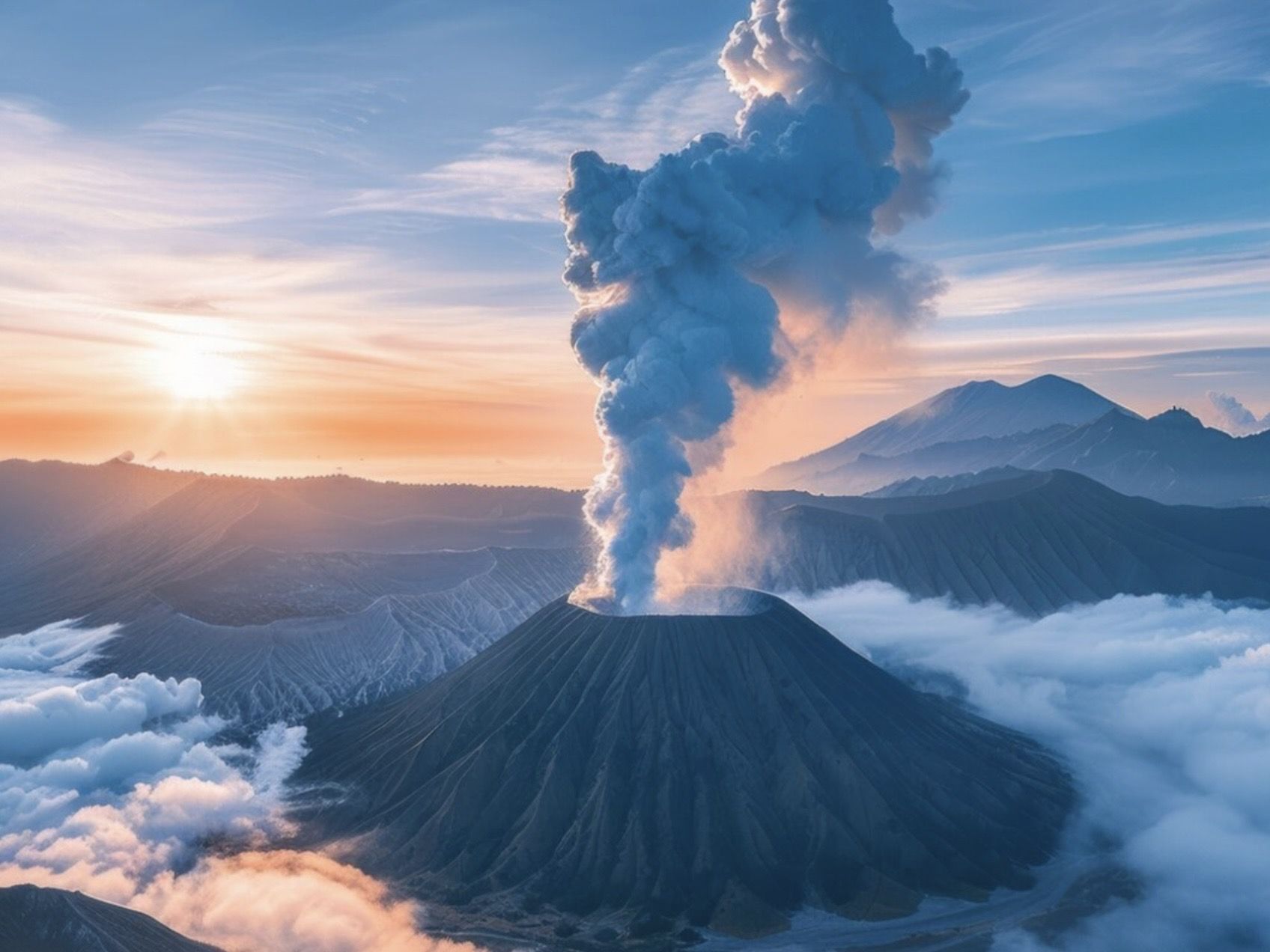 17 Caption Singkat tentang Erupsi Gunung yang Menggetarkan Hati