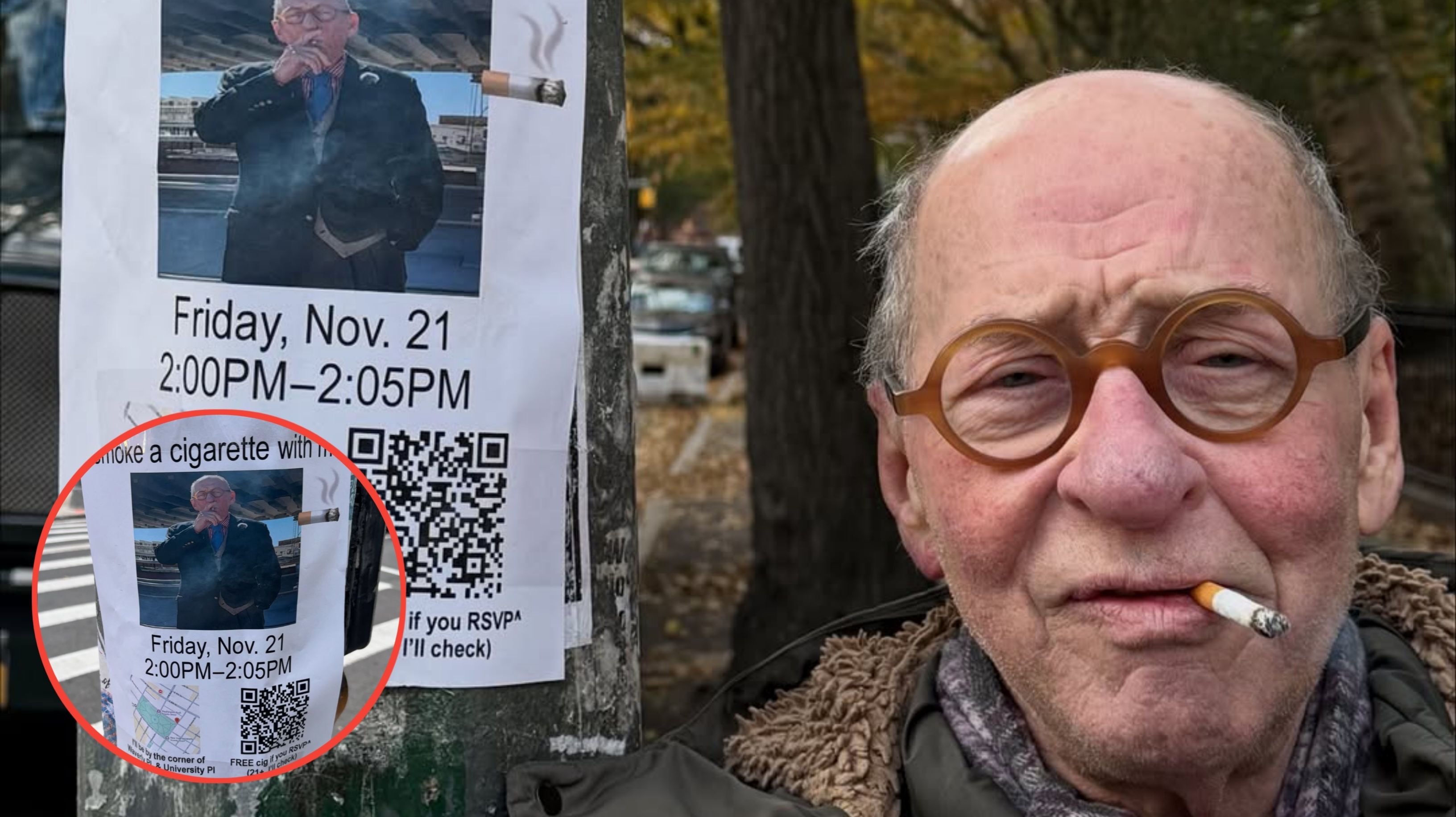 Aksi Kakek di New York Ajak Warga Merokok Bareng Berujung Didatangi Ribuan Orang