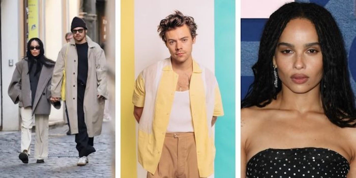 Tertangkap Kamera! Harry Styles & Zoe Kravitz Jalan Berdua di Roma, Sparks Romance Bertebaran