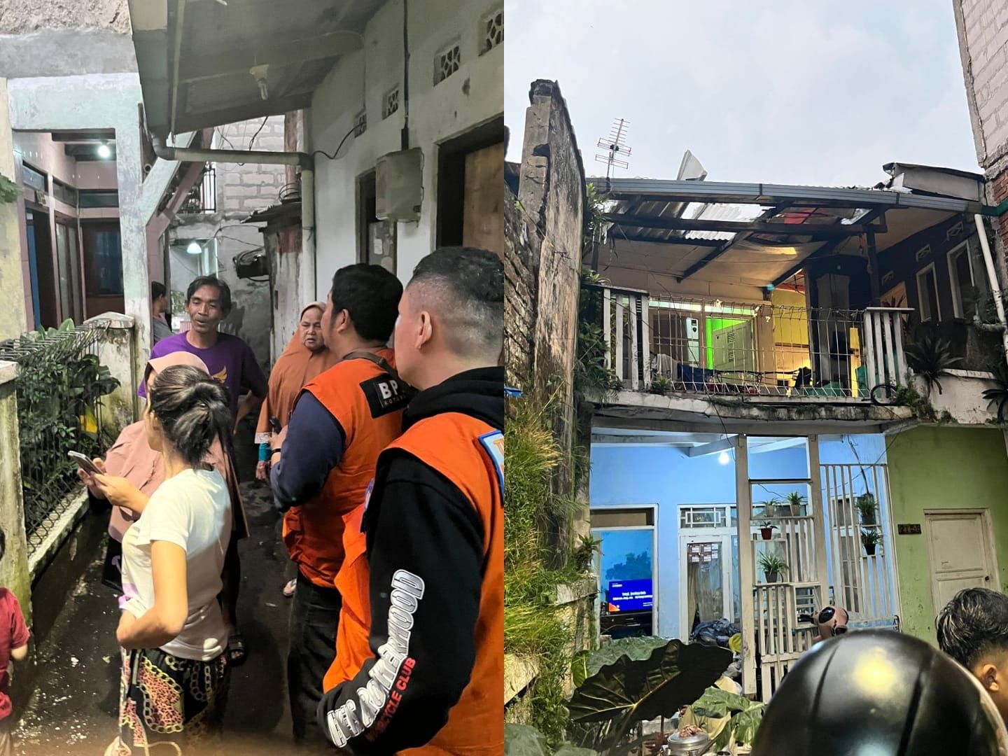 Angin Kencang Hantam Kelurahan Sekeloa, Puluhan Rumah Warga Rusak