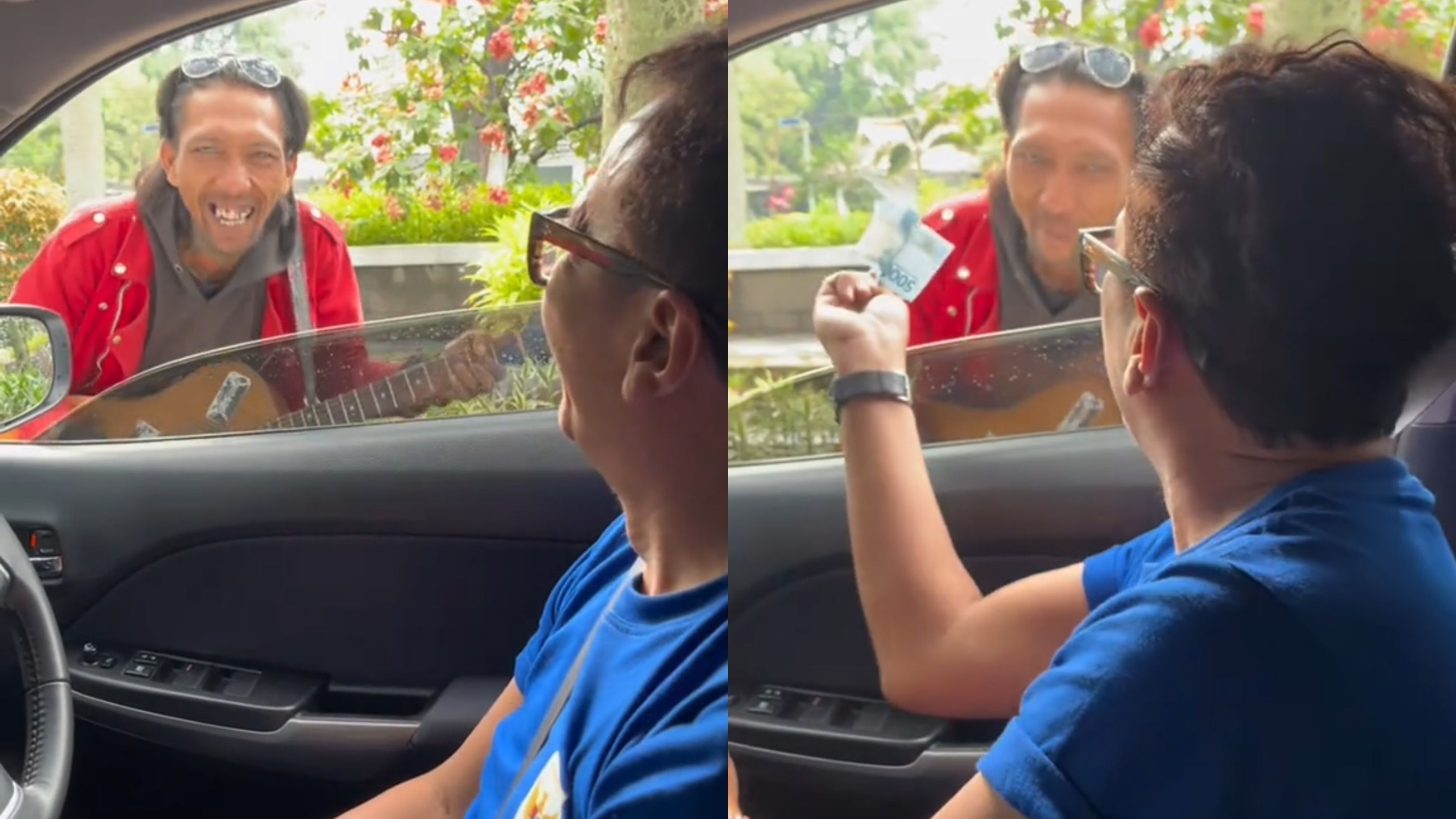 Pengamen Kaget Bertemu Personel Java Jive Saat Asyik Nyanyikan “Gerangan Cinta” di Jalanan