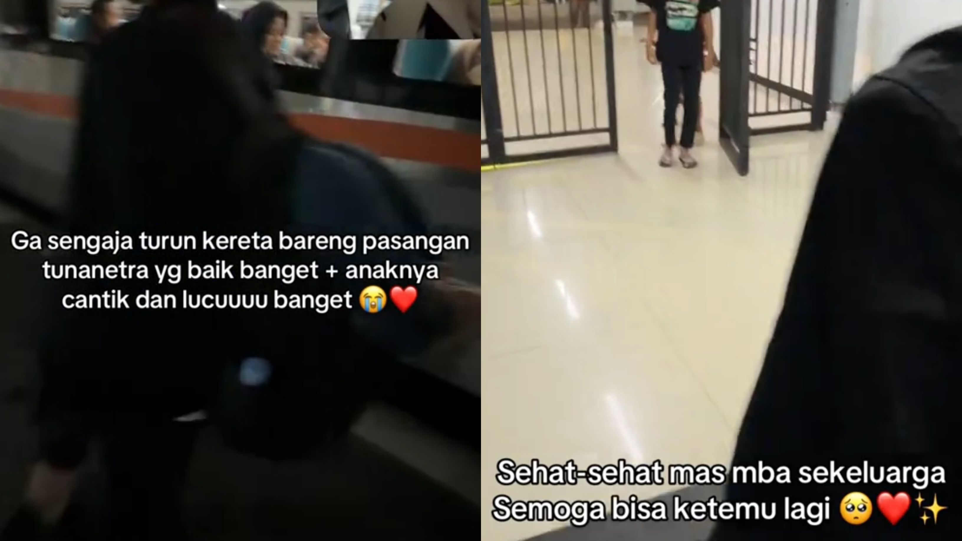 Aksi Cewek Bantu Pasangan Tunanetra di Stasiun Bikin Netizen Tersentuh