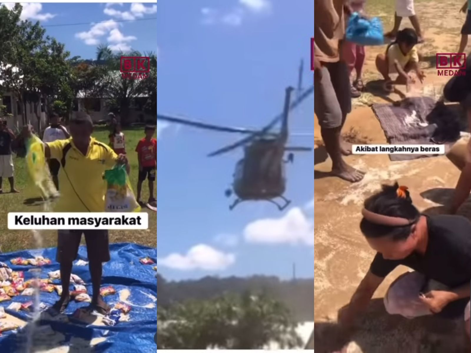 Viral Bantuan Bencana Rusak Dilempar dari Helikopter, TNI Lakukan Evaluasi
