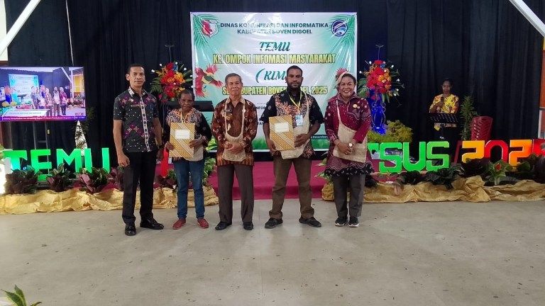 Pemkab Boven Digoel Perkuat Ekosistem Informasi Publik Lewat Temu KIM 2025, Dorong Kampung Lebih Melek Literasi Digital