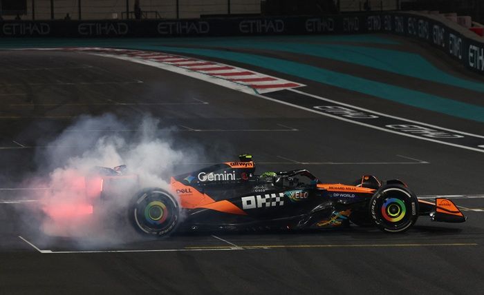 Lando Norris Kunci Gelar Juara Dunia F1 2025 Usai Finis Ketiga di Abu Dhabi