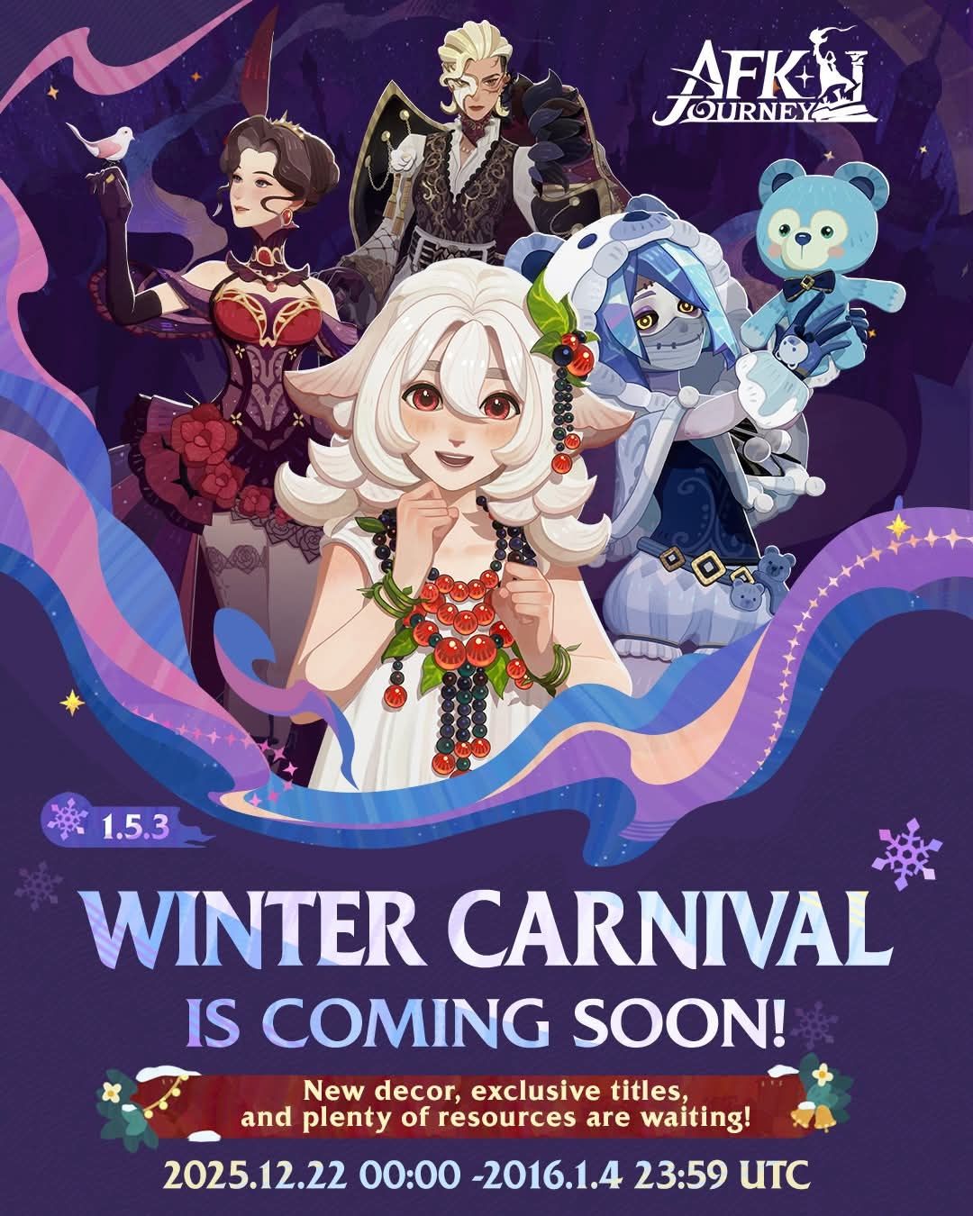 Event Winter Carnival Resmi Dimulai di AFK Journey!