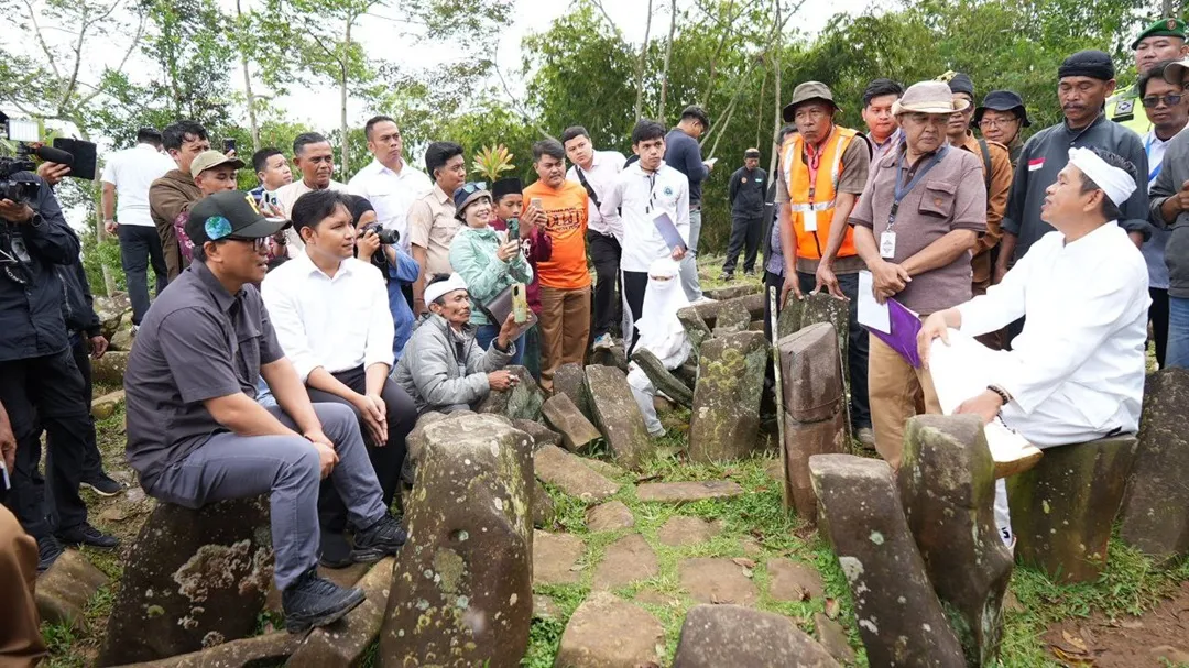 Gubernur Jabar Resmikan Rekonstruksi Situs Megalitikum Gunung Padang