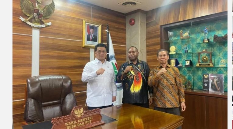 Bupati Boven Digoel Jalin Sinergi Strategis dengan Wakil Menteri Desa di Jakarta