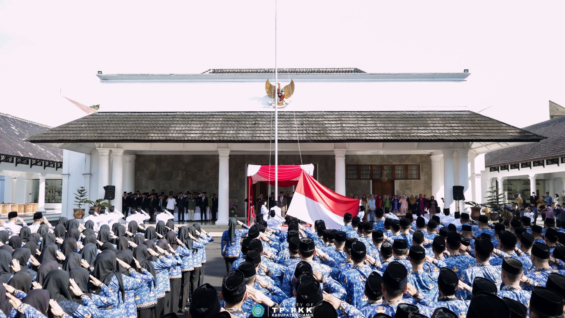 Hari Bela Negara, Hari Ibu, dan HKSN Diperingati Bersama di Ciamis