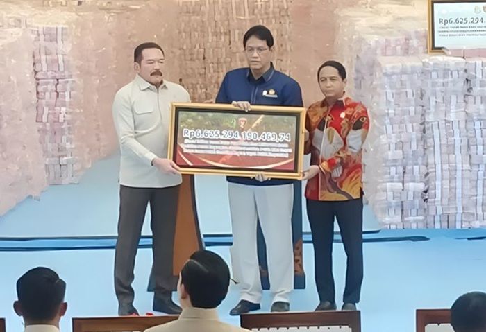 Kejagung Setor Rp6,6 Triliun ke Kas Negara dari Korupsi dan Denda Sawit hingga Tambang