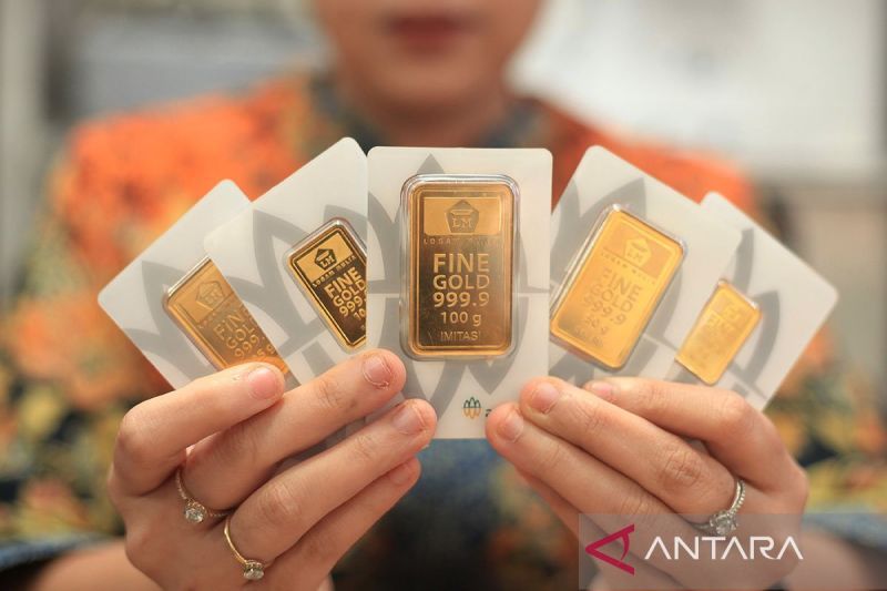 Harga Emas Antam Kembali Meroket, Naik Rp34 ribu dari Hari Sebelumnya