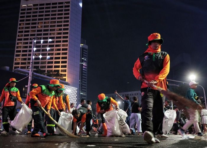 Sampah Malam Tahun Baru 2026 di Jakarta Capai 91,41 Ton!