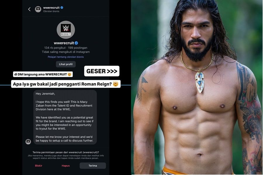 Viral WWE Tawari Jeremiah Lakhwani untuk Gabung, Jadi Pegulat Indonesia Pertama di Smackdown?
