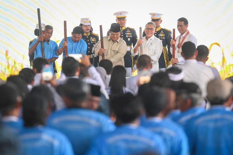 Presiden Prabowo Subianto Umumkan Indonesia Swasembada Pangan di 2025