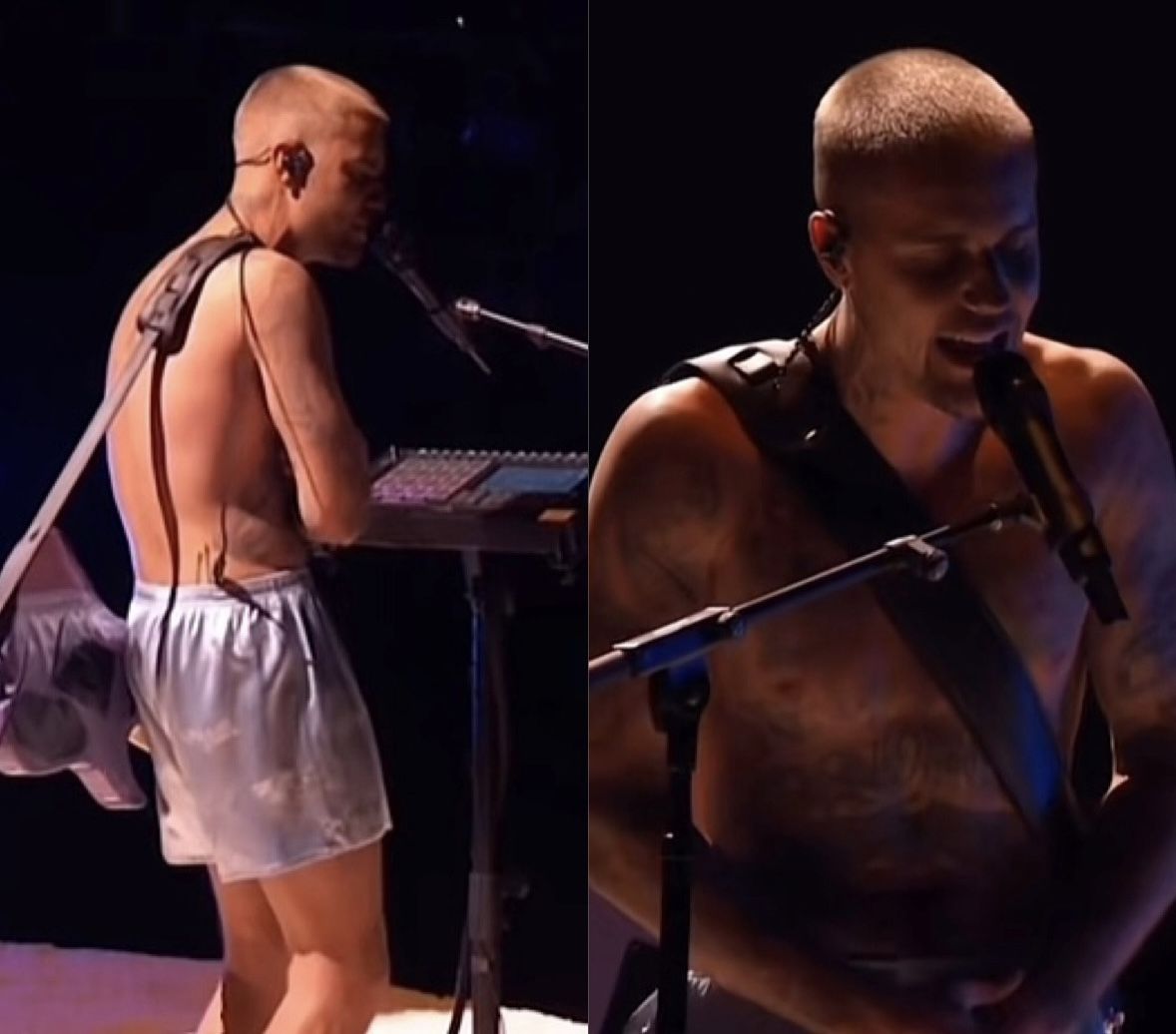 Tampil dengan Boxer dan Kaos Kaki, Aksi Justin Bieber di Grammy 2026 Bikin Geger