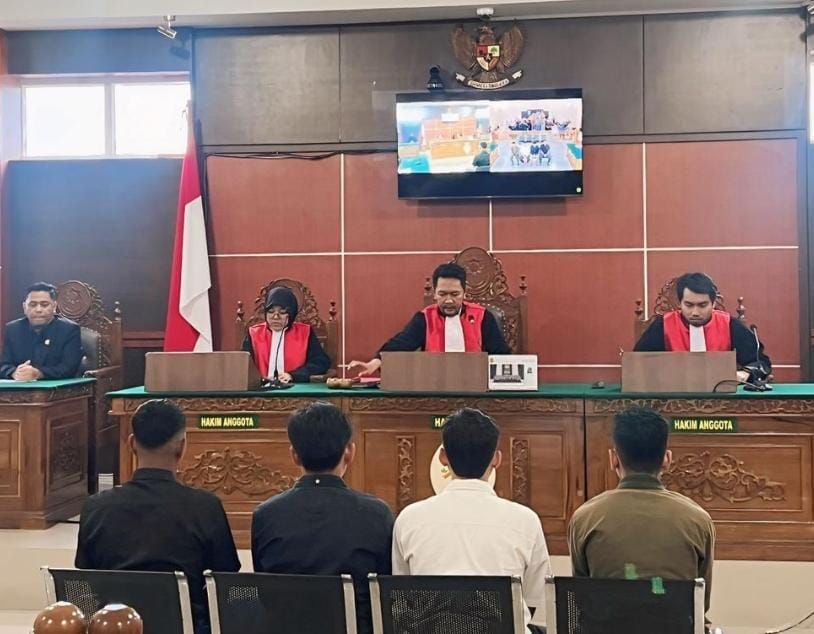 Niat Mau Amankan Pencuri Berujung Ke Meja Hijau, 4 Pemuda Dituntut 1,5 Tahun Penjara