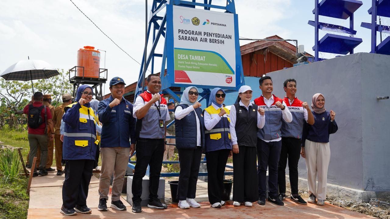 Pertamina Hadirkan Air Bersih untuk Kampung Tambat Merauke