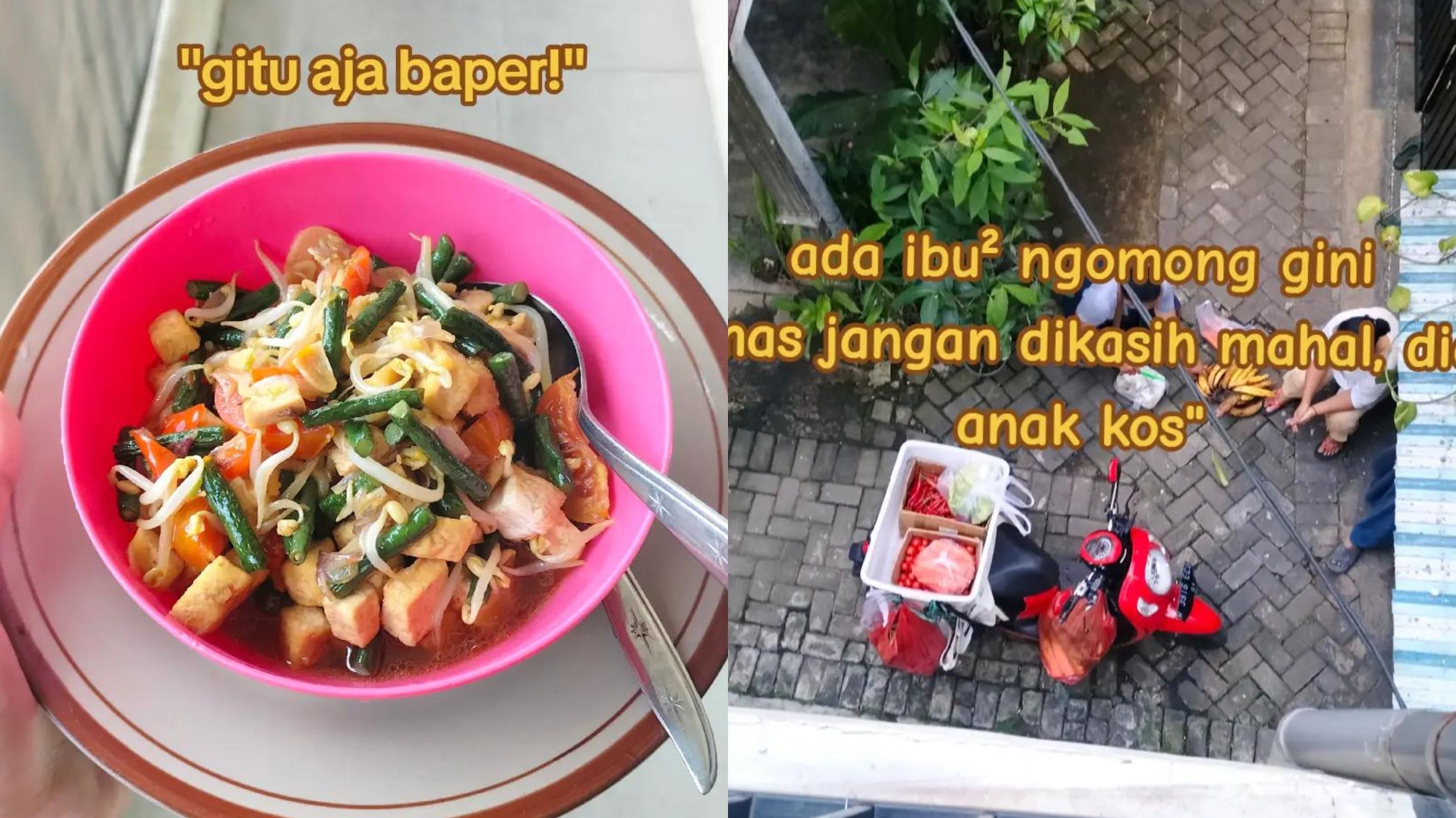 Pertama Kali Belanja Sayur, Anak Kos Ini Terharu Dengar Ibu-ibu Bilang Sesuatu ke Tukang Sayur