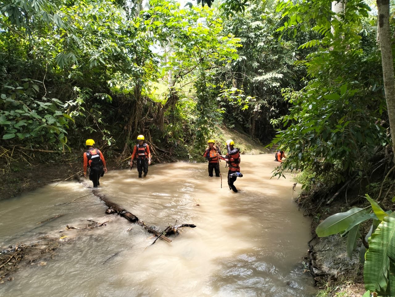 Basarnas Lampung Hentikan Pencarian Warga yang Hilang di Sungai Ketapang