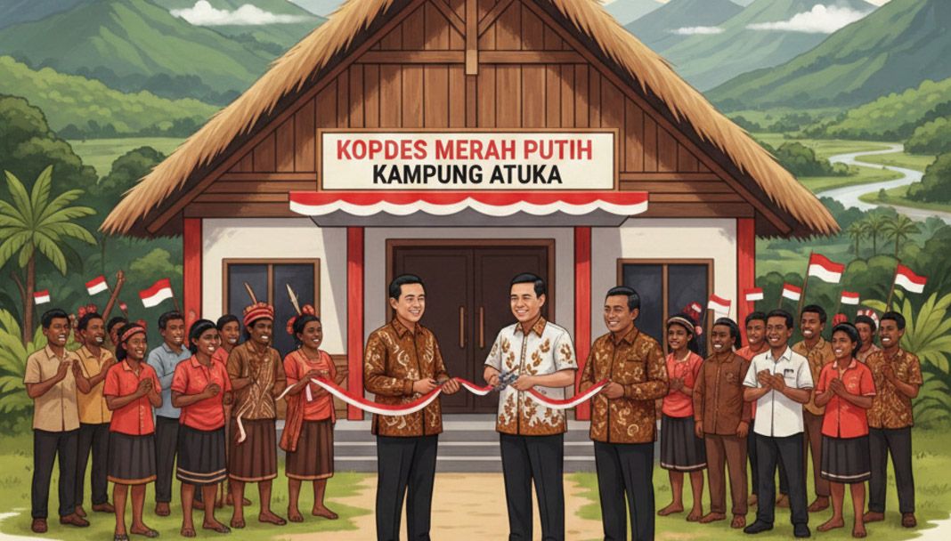 Menteri Koperasi Kunjungi Mimika, Apresiasi Pembangunan Kopdes Merah Putih