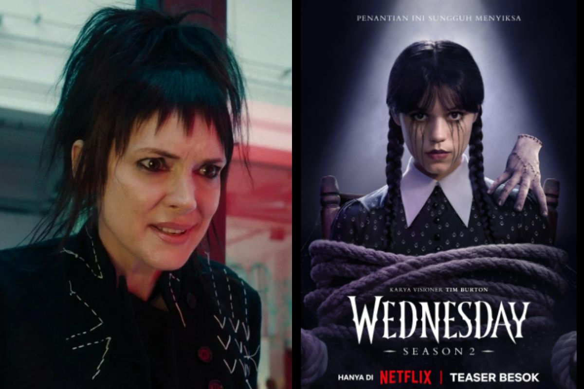 Winona Ryder Gabung Pemeran Wednesday Musim 3, Jadi Siapa?