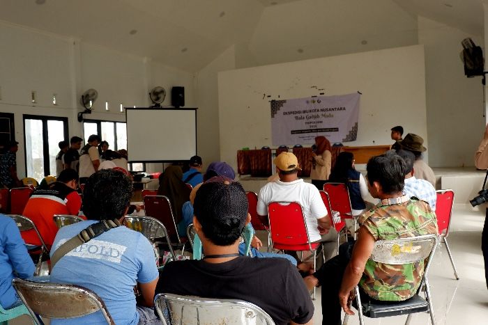 Desa Bumi Harapan Bentuk Bank Sampah, Inisiatif Mahasiswa UGM Dukung Lingkungan IKN