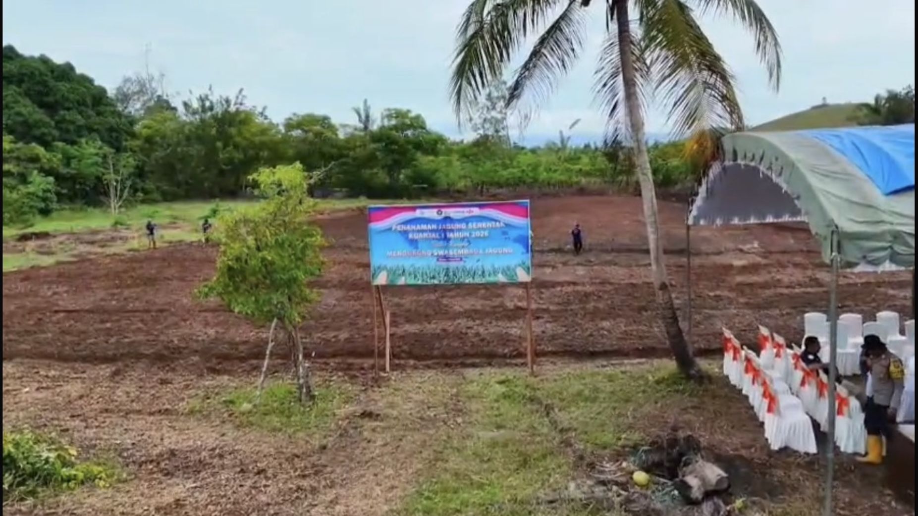 Polres Buru Gelar Tanam jagung serentak dukung swasembada nasional