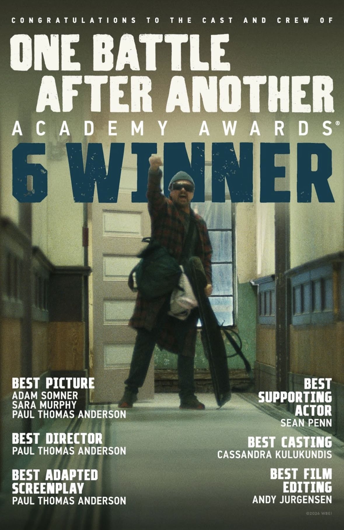Daftar Lengkap Pemenang Oscars 2026, One Battle After Another Borong 6 Piala