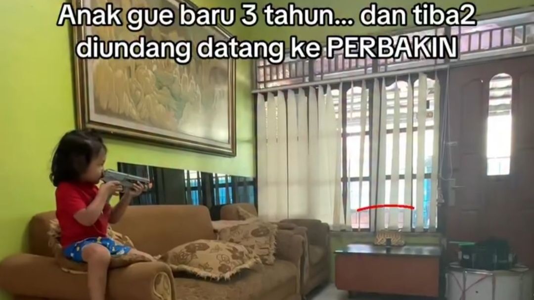Anak Perempuan Tiga Tahun Sudah Jago Tembak, Videonya Sampai Menarik Perhatian Perbakin