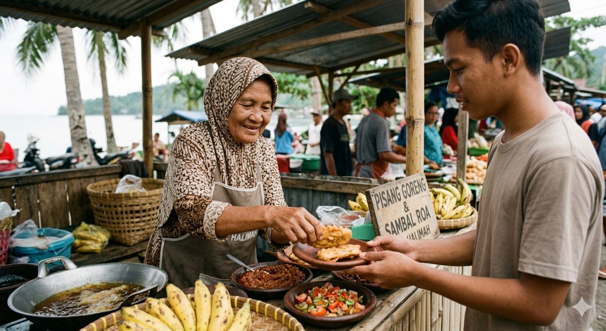 Kebiasaan Unik Makan Gorengan Pakai Sambal di Sulawesi dan Maluku