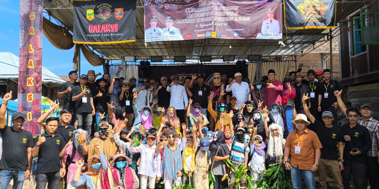 Tradisi Sekura di Lampung Barat, Pesta Topeng Tujuh Hari Usai Lebaran yang Penuh Makna