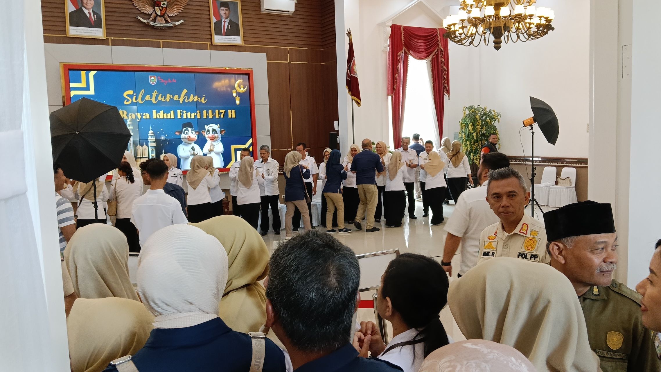 Tradisi Ular-Ularan Warnai Halal Bihalal ASN Boyolali Usai Lebaran