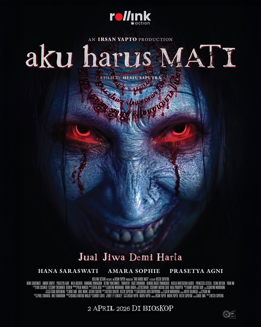 Jual Jiwa Demi Harta, Film Horor ‘Aku Harus Mati’ Tayang 2 April 2026