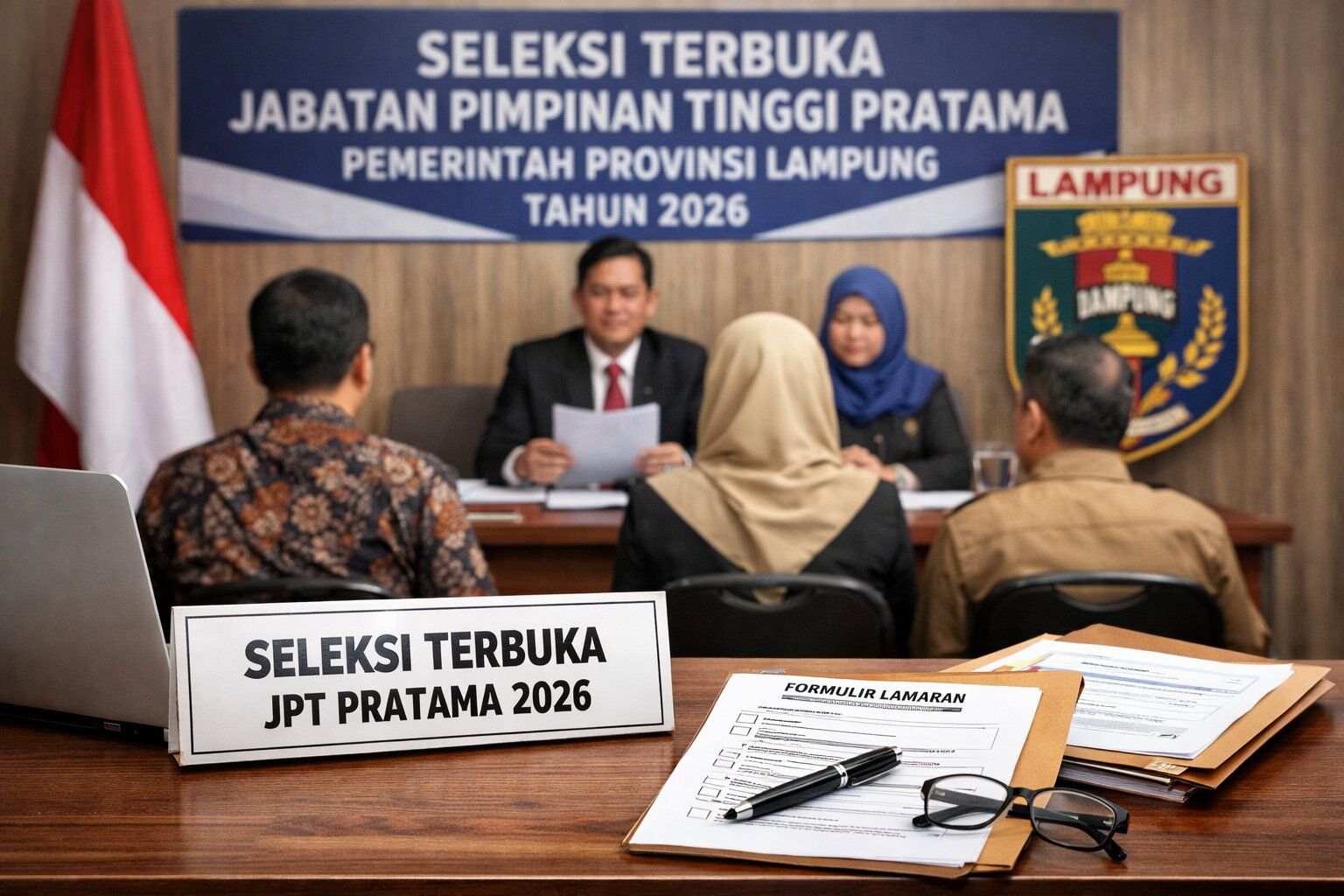 Pemprov Lampung Umumkan Hasil Seleksi Administrasi Jabatan Kadisparekraf, Kadis Perkebunan dan Kabiro Perekonomian