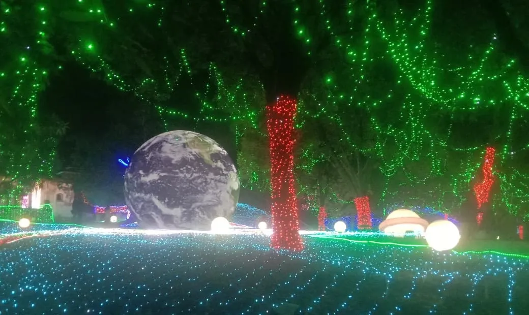 Gua Sunyaragi Disulap Jadi Festival Cahaya Lumi Land hingga Mei 2026