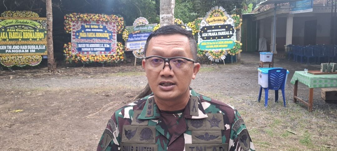 Brigif TNI : Almarhum Praka Farizal Rhomadhon Naik Pangkat Jadi Kopral 2